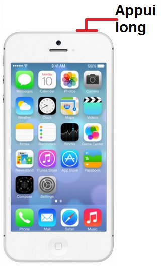Comment éteindre son iPhone 5S ?